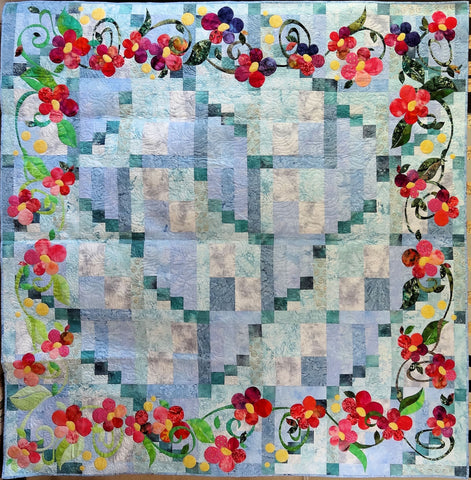 A closer look at the queen size quilt.